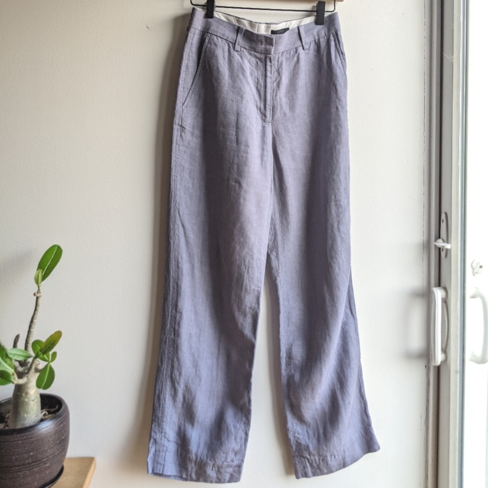 COS lilac linen pants